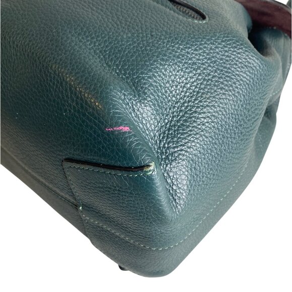 Coach Kleo Backpack Forest Green Leather Suede C7253 - Picture 6 of 10